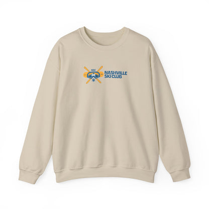 Nashville Ski Club Crewneck Sweatshirt — Vintage Skier Graphic