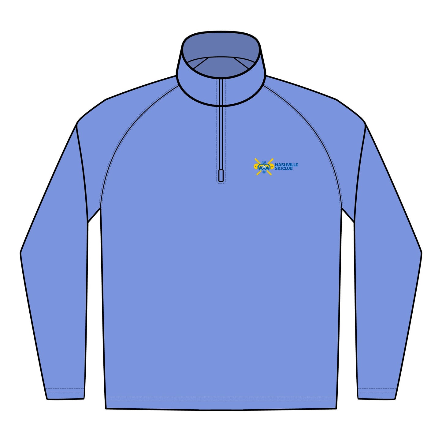 Nashville Ski Club Embroidered Quarter-Zip