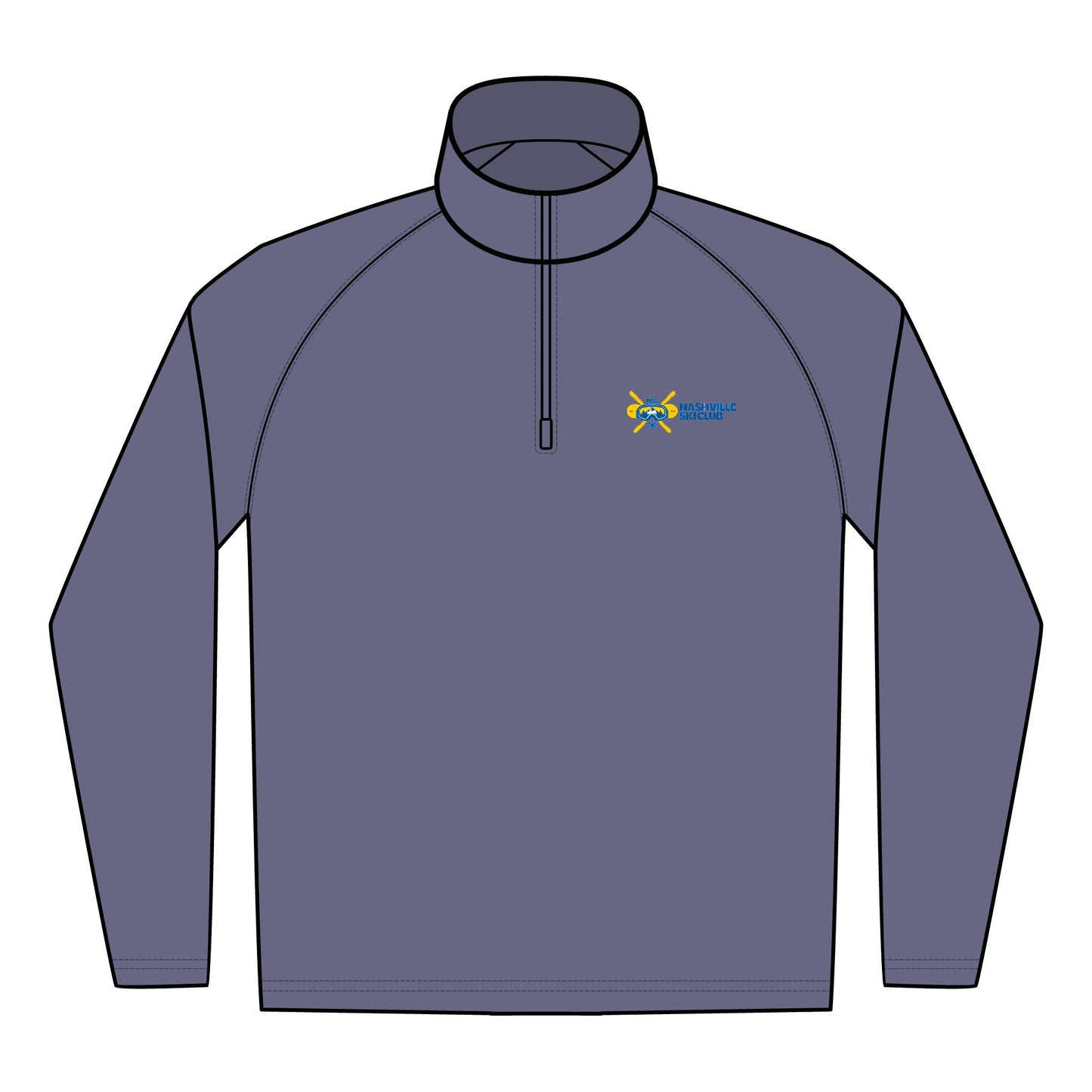 Nashville Ski Club Embroidered Quarter-Zip