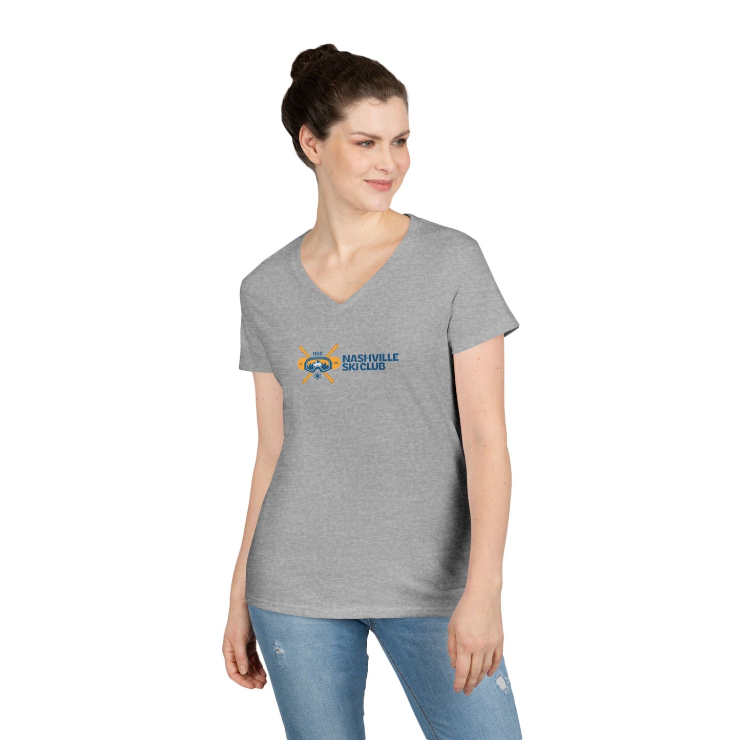 Nashville Ski Club Ladies V-Neck