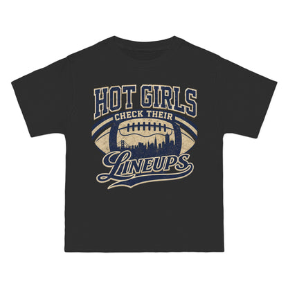 Hot Girls Check Their Lineups Graphic Tee