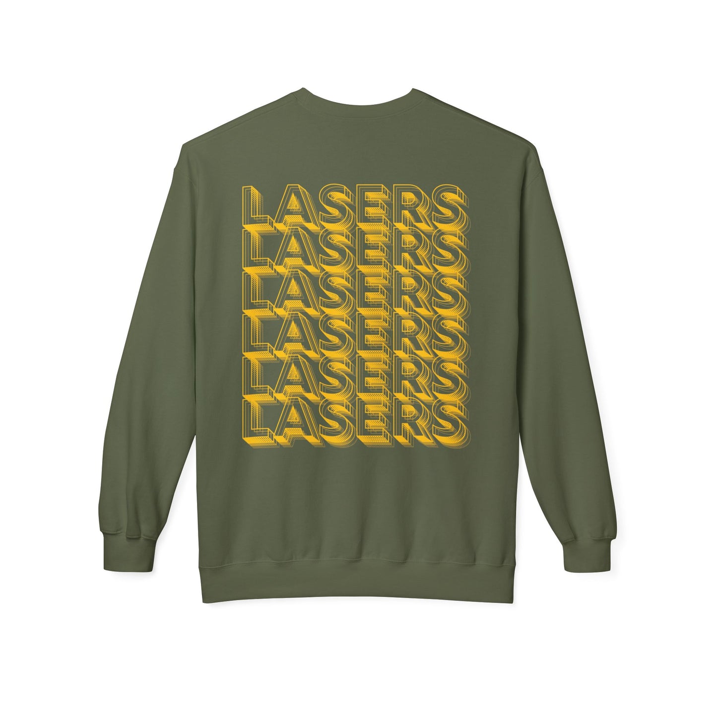 I feel like you're just here for the lasers Crewneck Sweatshirt