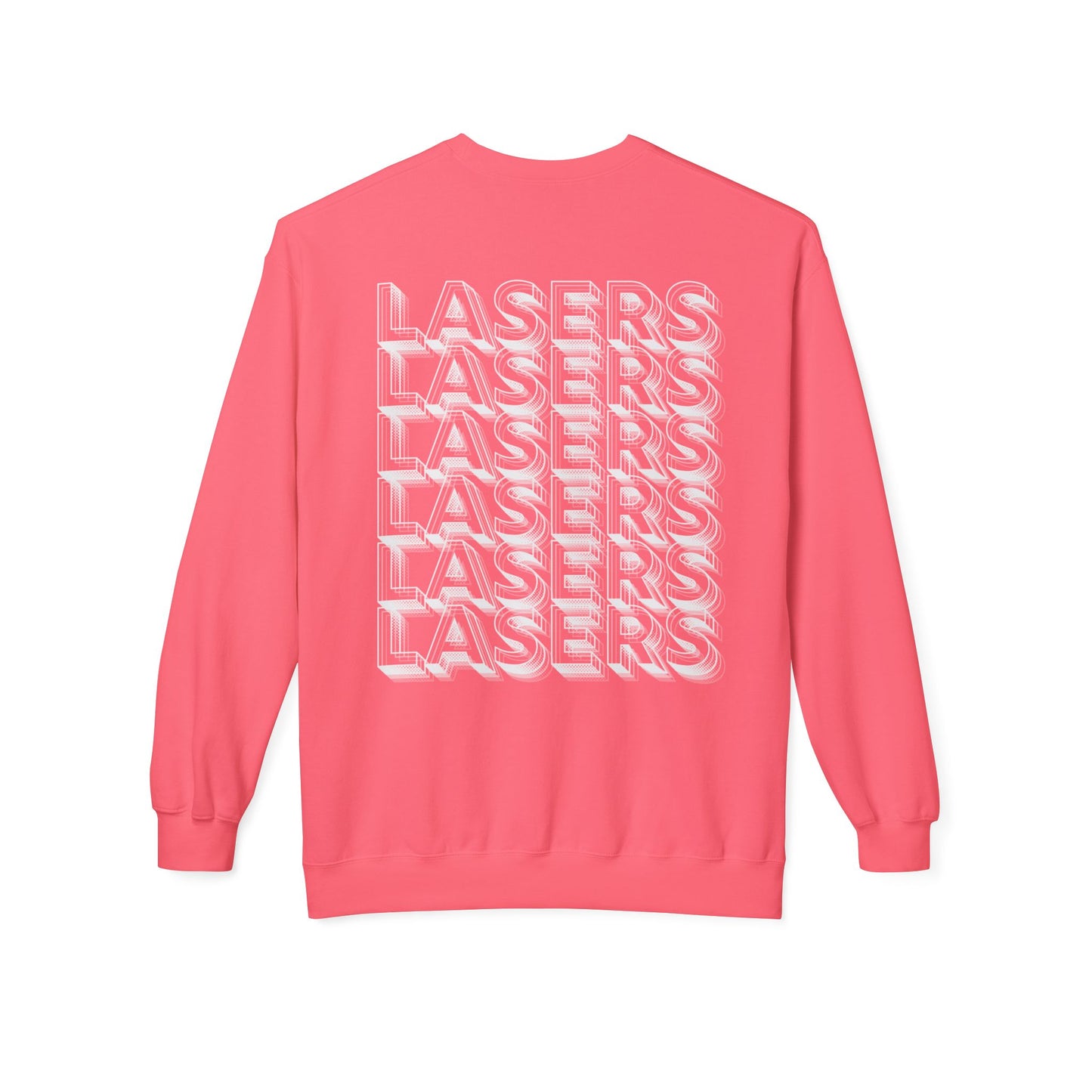 I feel like you're just here for the lasers Crewneck Sweatshirt