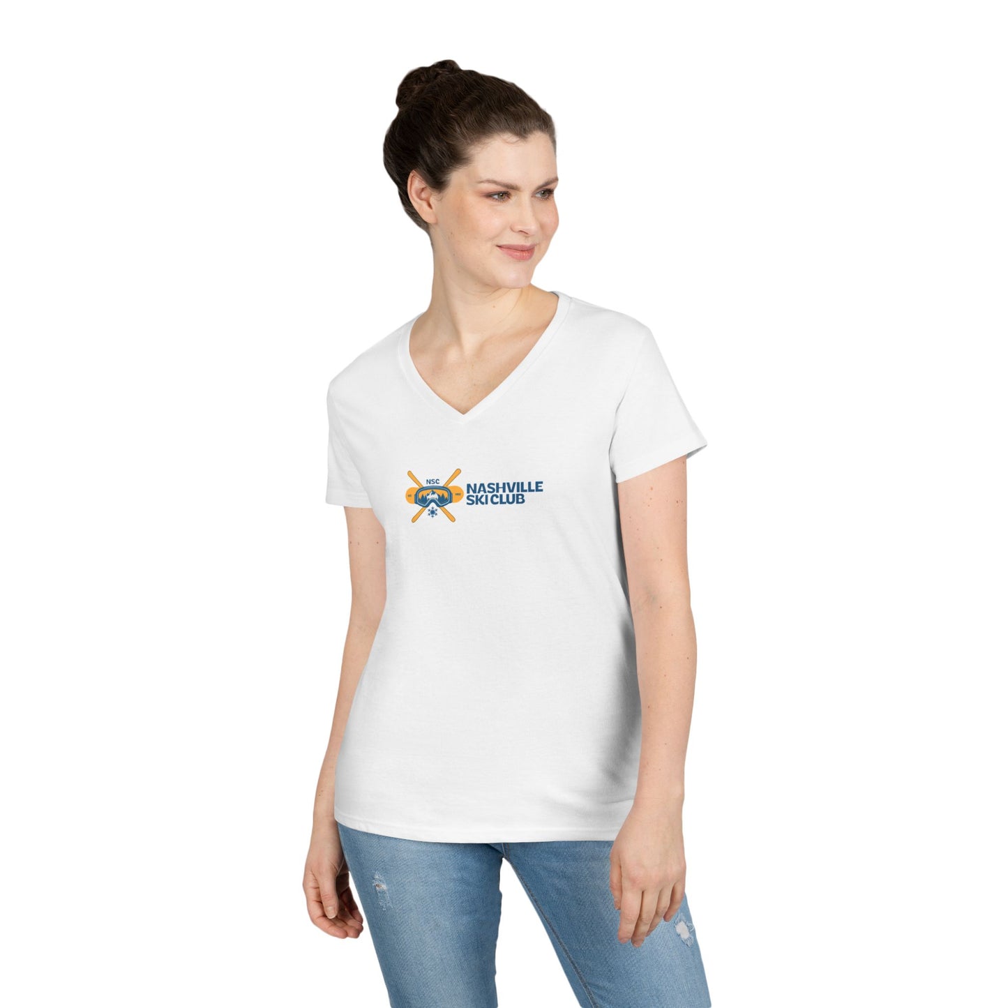 Nashville Ski Club Ladies V-Neck