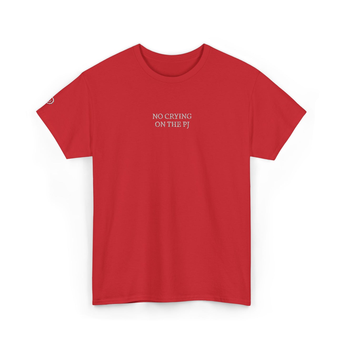 NO CRYING ON THE PJ (White Font)
