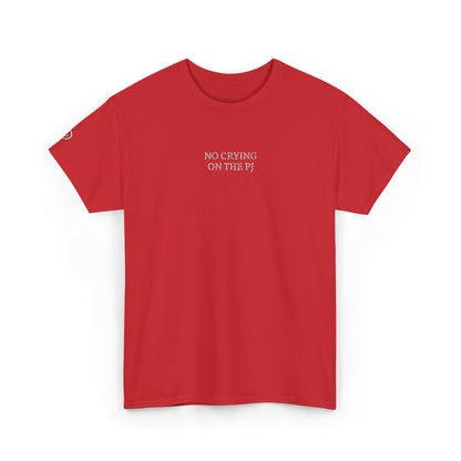 NO CRYING ON THE PJ (White Font)