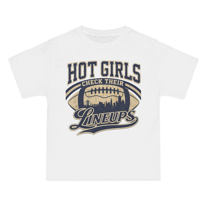 Hot Girls Check Their Lineups Graphic Tee