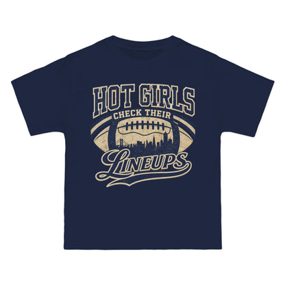 Hot Girls Check Their Lineups Graphic Tee