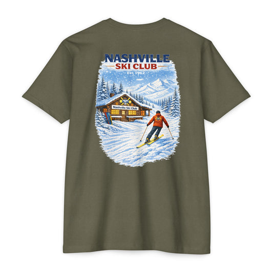 Nashville Ski Club T-Shirt — Vintage Skier Graphic