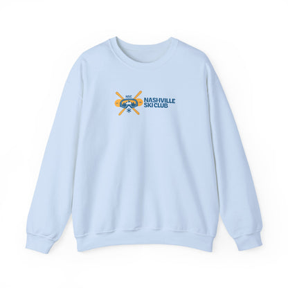 Nashville Ski Club Crewneck Sweatshirt — Vintage Skier Graphic