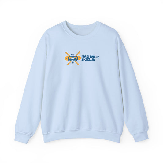 Nashville Ski Club Crewneck Sweatshirt — Vintage Skier Graphic