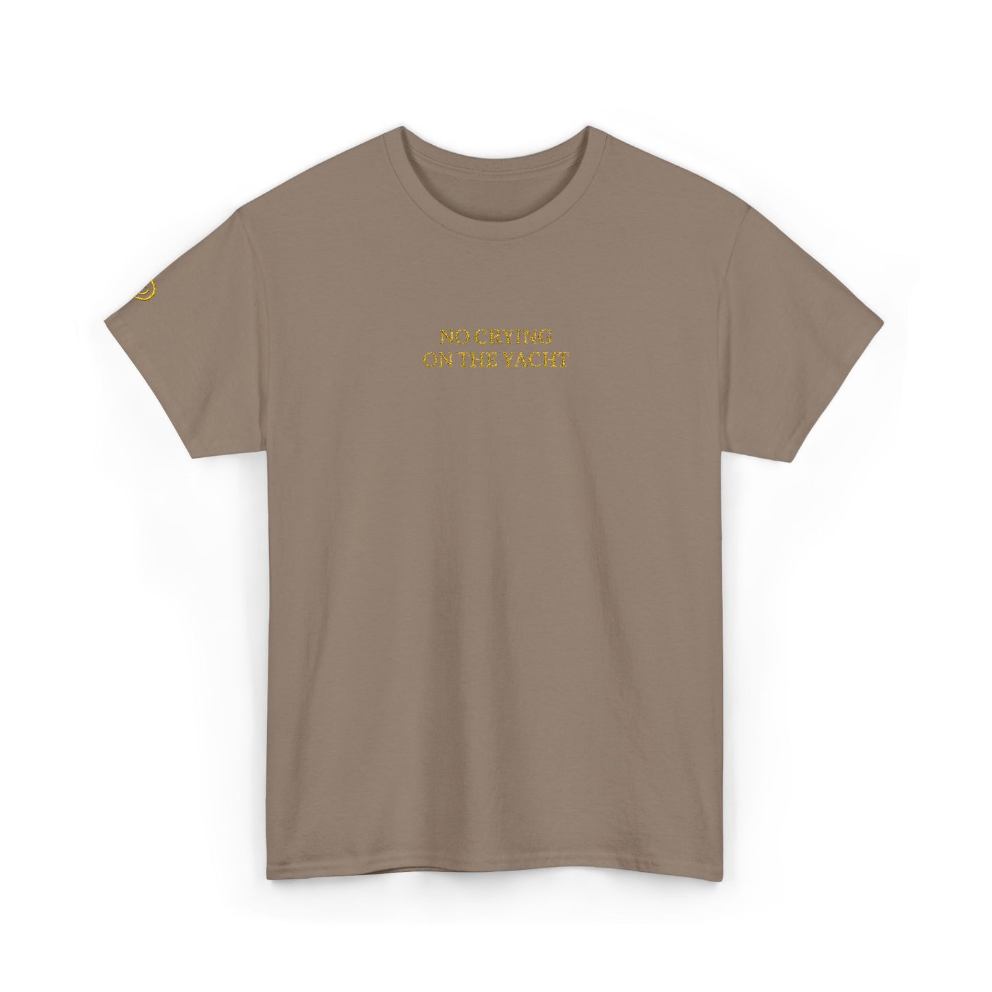 NO CRYING ON THE YACHT (Yellow Font)