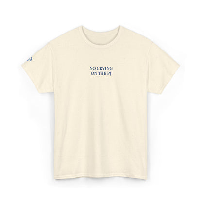NO CRYING ON THE PJ (Blue Font)
