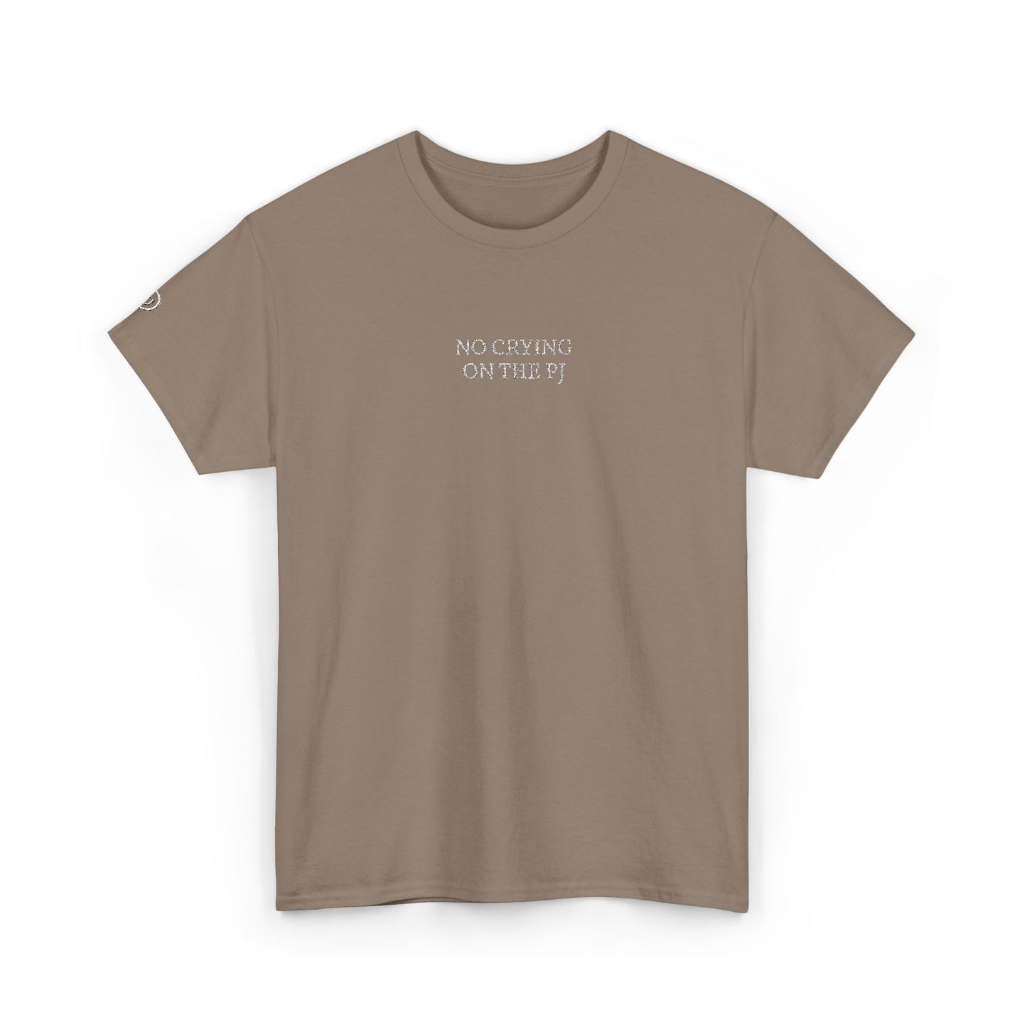 NO CRYING ON THE PJ (White Font)