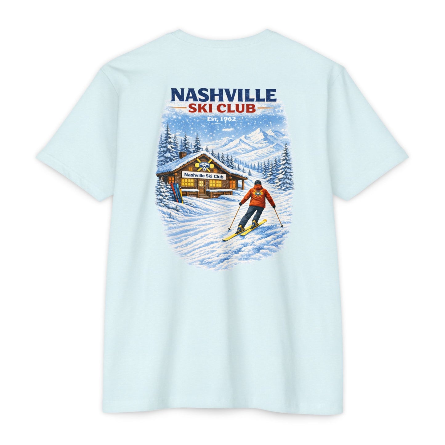 Nashville Ski Club T-Shirt — Vintage Skier Graphic