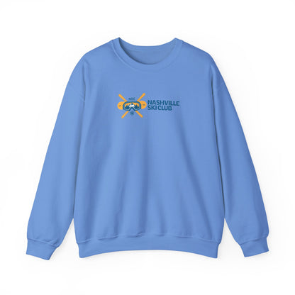 Nashville Ski Club Crewneck Sweatshirt — Vintage Skier Graphic