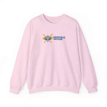 Nashville Ski Club Crewneck Sweatshirt — Vintage Skier Graphic