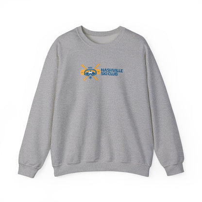 Nashville Ski Club Crewneck Sweatshirt — Vintage Skier Graphic
